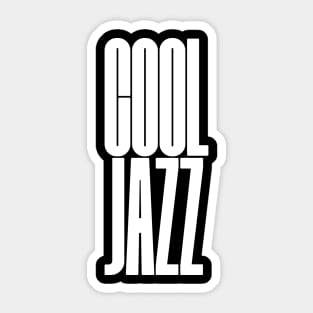 Cool Jazz Sticker